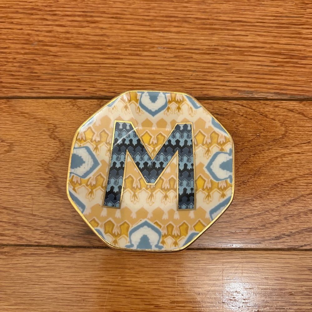 Anthropologie White Octagonal Dish